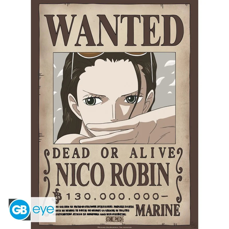 🏴‍☠️🌺 One Piece – Wanted Nami & Robin – Nouvelles primes – Set de 2 posters 52 x 38 cm 🌺🏴‍☠️