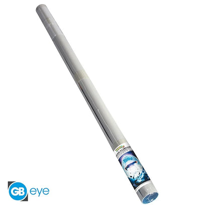 🚗⚡ Retour vers le futur II – DeLorean volante – Poster 91 x 61 cm ⚡🚗