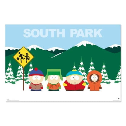 😂🏔️ South Park – Groupe – Poster 61 x 91 cm 🏔️🧻