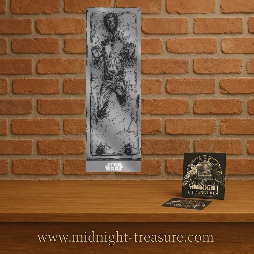 Poster Star Wars – Han Solo Carbonite – 53 x 158 cm. Illustration verticale de Han Solo figé dans la carbonite, scène culte de L’Empire contre-attaque.