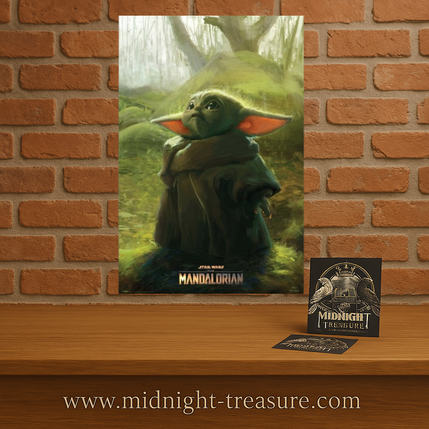 Poster Star Wars The Mandalorian – The Child Art – 61 x 91,5 cm. Illustration artistique de Grogu dans un décor naturel. Un poster élégant et immersif parfait pour les fans de Star Wars.

