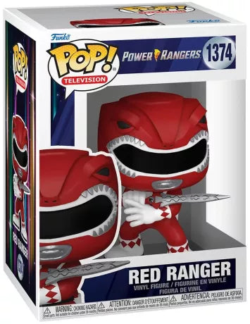 ⚡❤️ Funko Pop! Television N°1374 – Red Ranger (Ranger Rouge) – Mighty Morphin Power Rangers ❤️⚡
