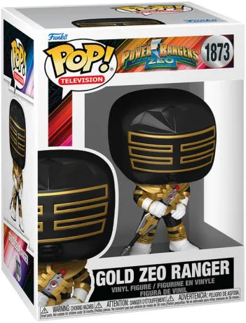 ⚡🖤 Funko Pop! Television N°1873 – Gold Zeo Ranger (Ranger Zeo Doré) – Power Rangers Zeo 🖤⚡