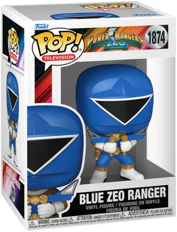 🔷⚡ Funko Pop! Television N°1874 – Blue Zeo Ranger (Ranger Zeo Bleu) – Power Rangers Zeo ⚡🔷