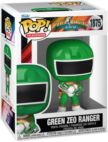 🟢⚡ Funko Pop! Television N°1875 – Green Zeo Ranger (Ranger Zeo Vert) – Power Rangers Zeo ⚡🟢
