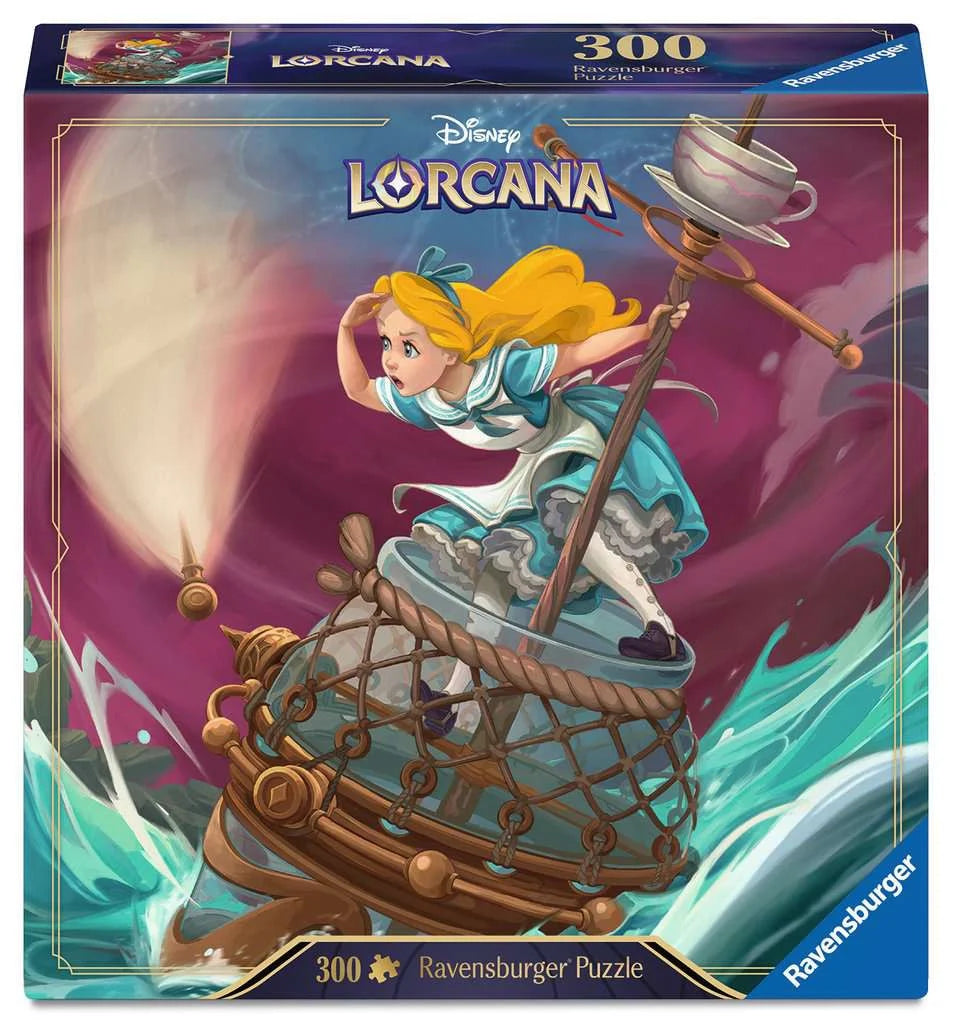 🧩🌊 Puzzle Collector – Disney Lorcana – Alice "Marin avisée" – Puzzle 300 pièces ☕✨