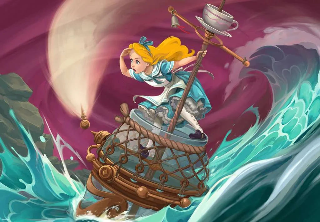 🧩🌊 Puzzle Collector – Disney Lorcana – Alice "Marin avisée" – Puzzle 300 pièces ☕✨