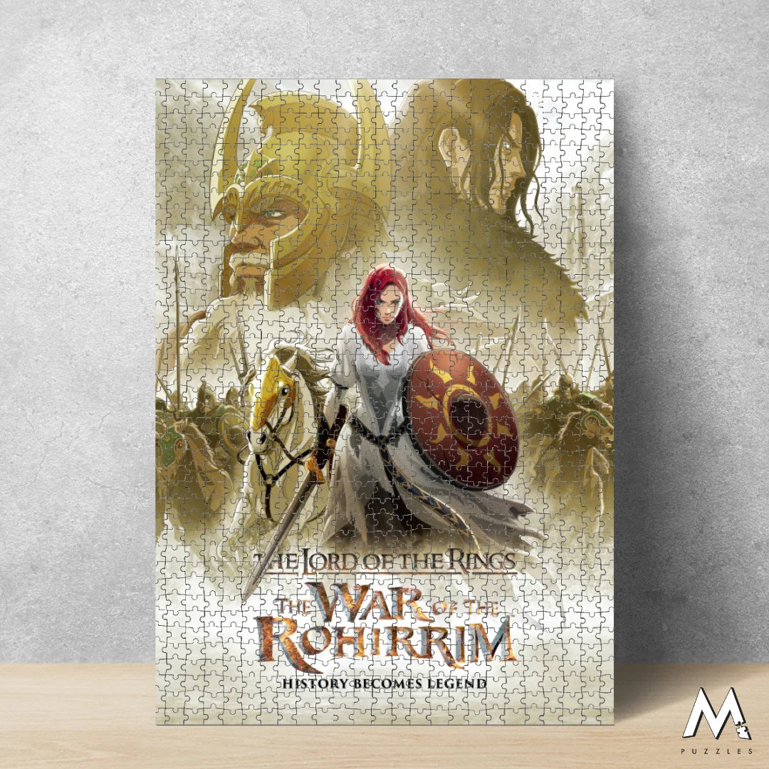 🧩🐎 Puzzle Collector – Le Seigneur des Anneaux : La Guerre des Rohirrim – Poster + Puzzle 1000 pièces – 48 x 68 cm ⚔️👑
