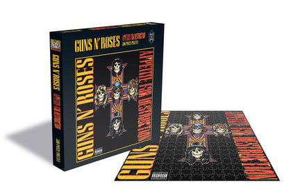 🧩🎸 Puzzle Album Collector – Guns N' Roses – Appetite For Destruction – 500 pièces – 41 x 41 cm 🤘💀