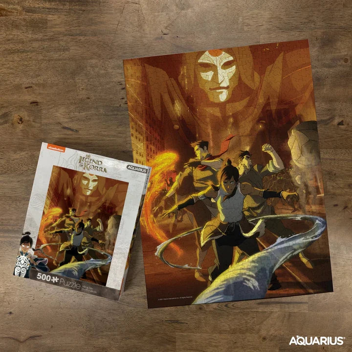 🧩 Puzzle Collector – La Légende de Korra – Korra face à Amon – Puzzle 500 pièces – 35 x 48 cm 🌊🔥
