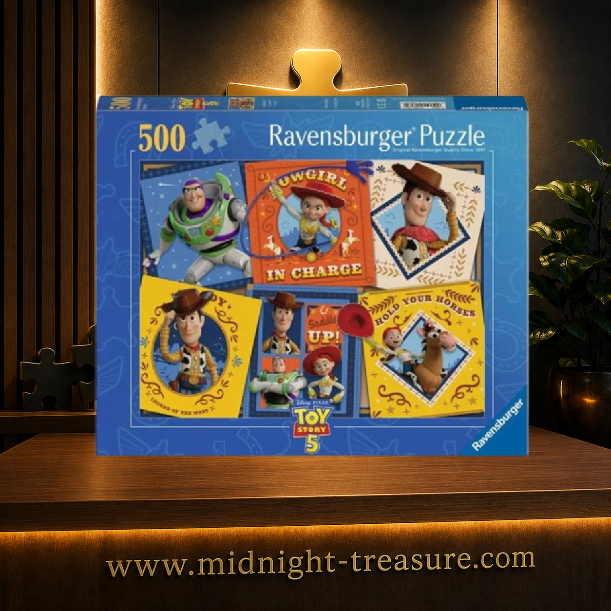 🧩🤠 Puzzle Collector – Toy Story 5 – En selle ! – Puzzle 500 pièces – 49 x 36 cm 🐴⭐