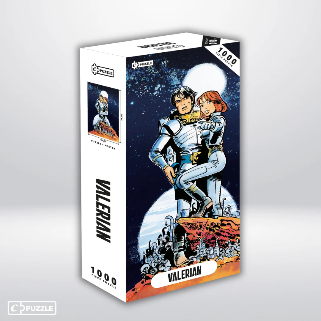 🧩 Puzzle Collector – Valérian – Poster + Puzzle 1000 pièces – 48 x 68 cm 🚀🌌