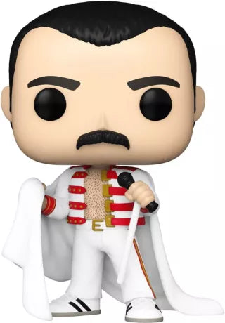 👑🎤 Funko Pop! Rocks N°414 – Freddie Mercury with Cape (Freddie Mercury avec cape) – Queen 🎤👑