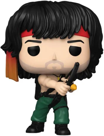 🏹💥 Funko Pop! Movies N°2004 – John Rambo with Explosive Arrow (John Rambo avec flèche explosive) – Rambo: First Blood Part II 💥🏹