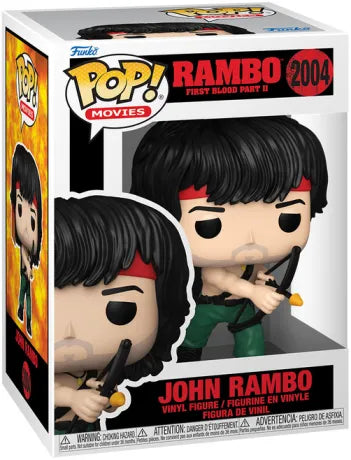🏹💥 Funko Pop! Movies N°2004 – John Rambo with Explosive Arrow (John Rambo avec flèche explosive) – Rambo: First Blood Part II 💥🏹