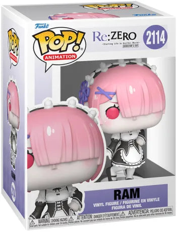 🩷🖤 Funko Pop! Animation N°2114 – Ram – Re:Zero − Starting Life in Another World 🖤🩷