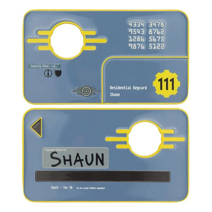 🗝️☢️ Réplique Vault 111 Security Keycard – Shaun – Fallout 4 – Édition Limitée ☢️🗝️