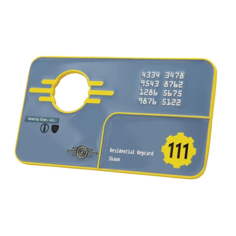 🗝️☢️ Réplique Vault 111 Security Keycard – Shaun – Fallout 4 – Édition Limitée ☢️🗝️