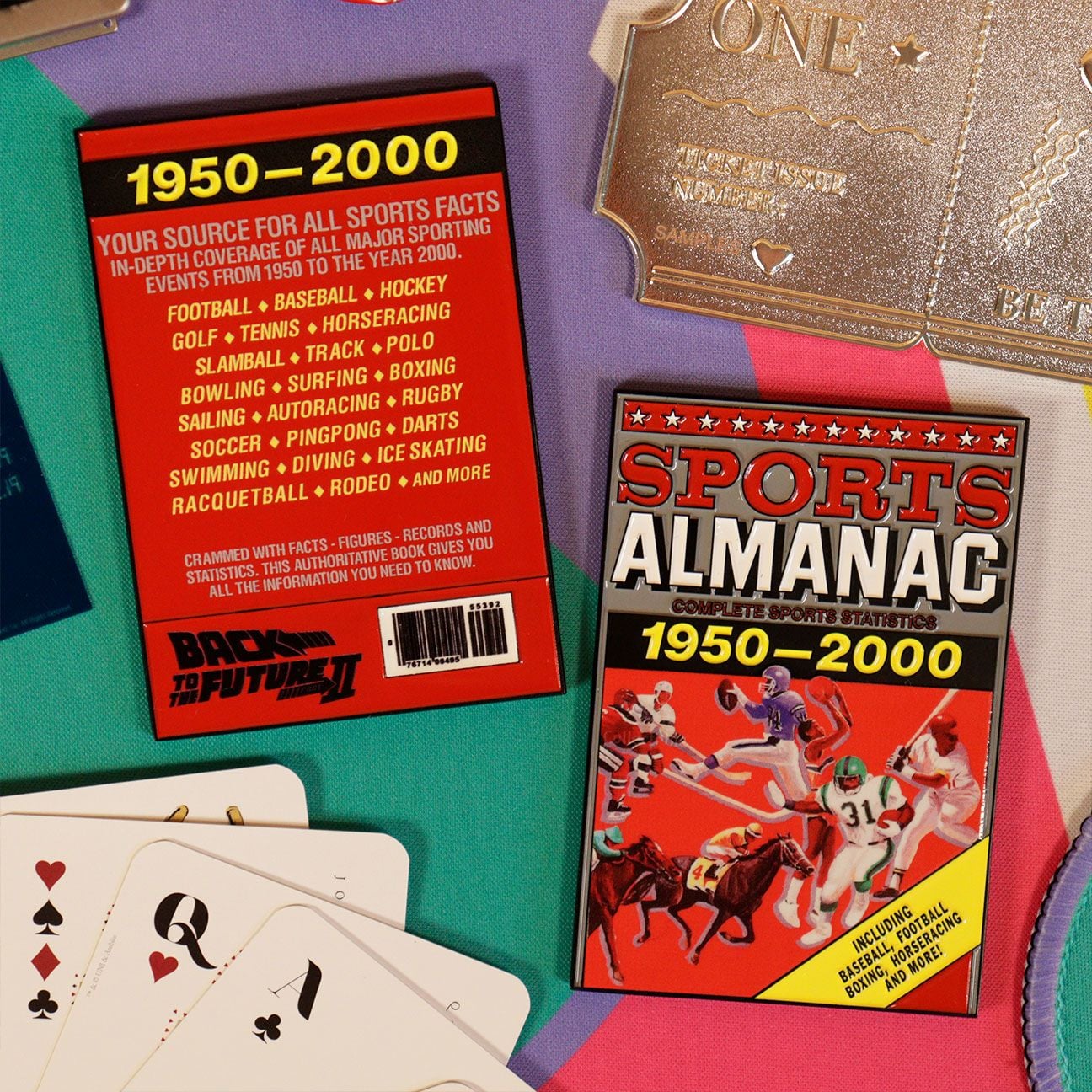 ⏱️📕 Retour vers le futur II – Sports Almanac – Lingot de collection – Édition limitée à 2 015 exemplaires 📕⏱️