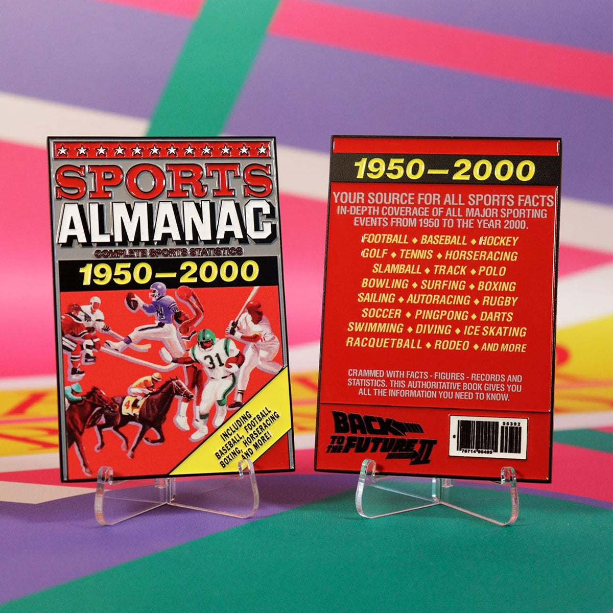 ⏱️📕 Retour vers le futur II – Sports Almanac – Lingot de collection – Édition limitée à 2 015 exemplaires 📕⏱️