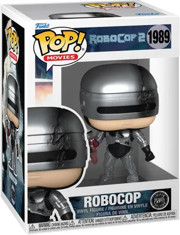🤖🔫 Funko Pop! Movies N°1989 – RoboCop (Battle Damaged) – RoboCop 2 – Chase 🔫🤖