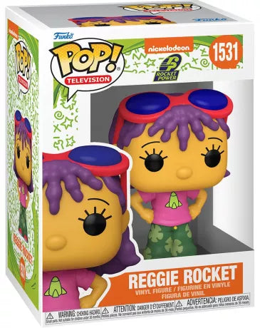 Funko Pop! Rocket Power – Otto & Reggie Rocket (N°1530 & 1531). Duo de figurines colorées représentant le frère et la sœur cultes de Nickelodeon. Un must-have pour les fans de Rocket Power.