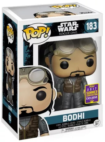 🚀🛩️ Funko Pop! Star Wars N°183 – Bodhi Rook – Rogue One: A Star Wars Story (SDCC / Summer Convention Exclusive 2017) 🛩️🚀