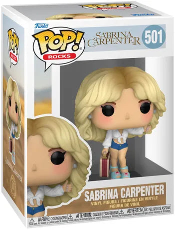 🌵🧳 Funko Pop! Rocks N°501 – Sabrina Carpenter (Manchild) – Sabrina Carpenter 🧳🌵