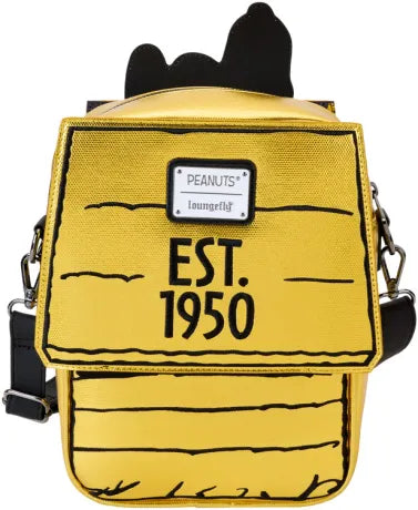 🐶🏠 Sac Bandoulière Loungefly – Peanuts 75e Anniversaire – Snoopy sur sa Niche 🏠🐶
