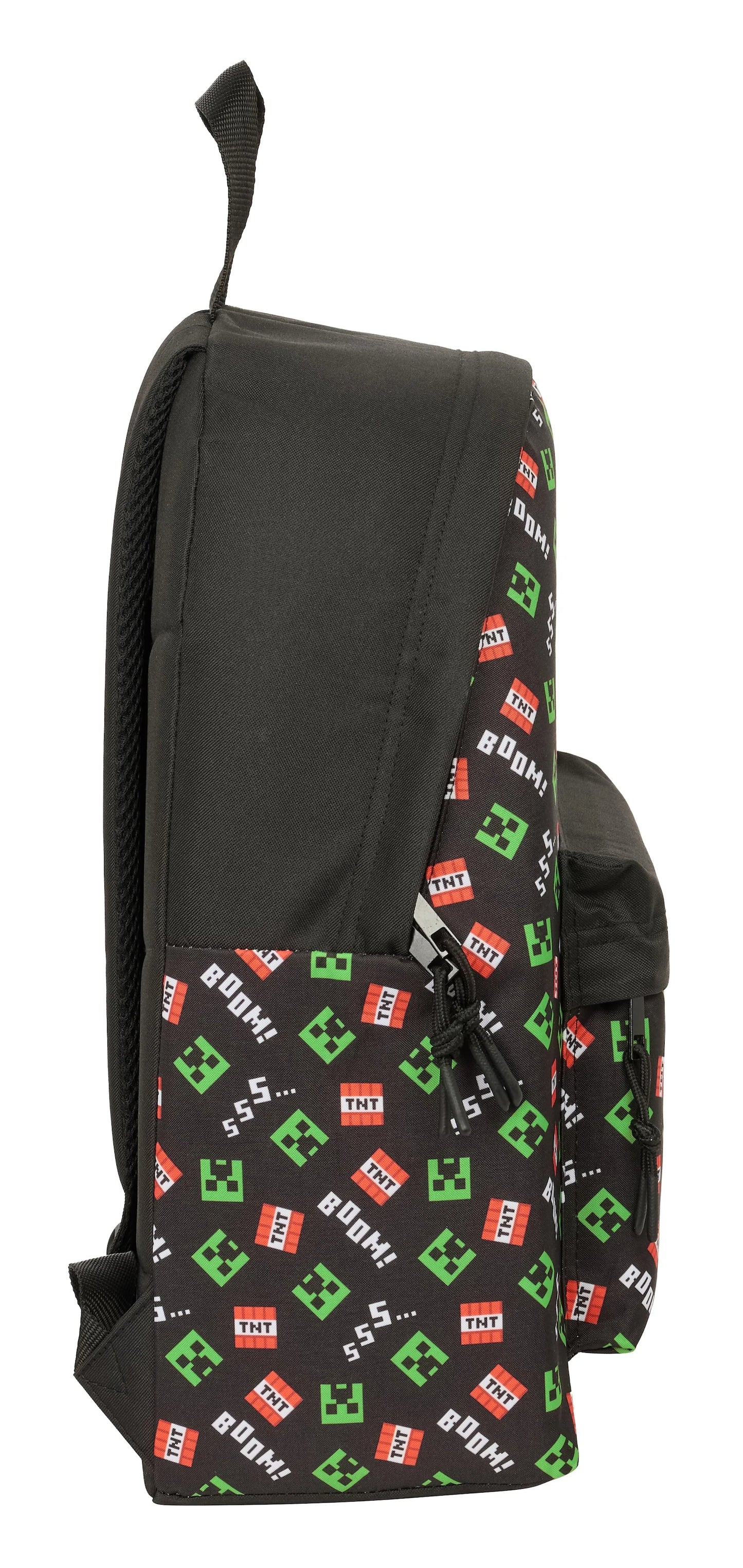 🎒⛏️ Sac à Dos Minecraft – Creeper & TNT – 42 x 33 x 15 cm 💥🟩