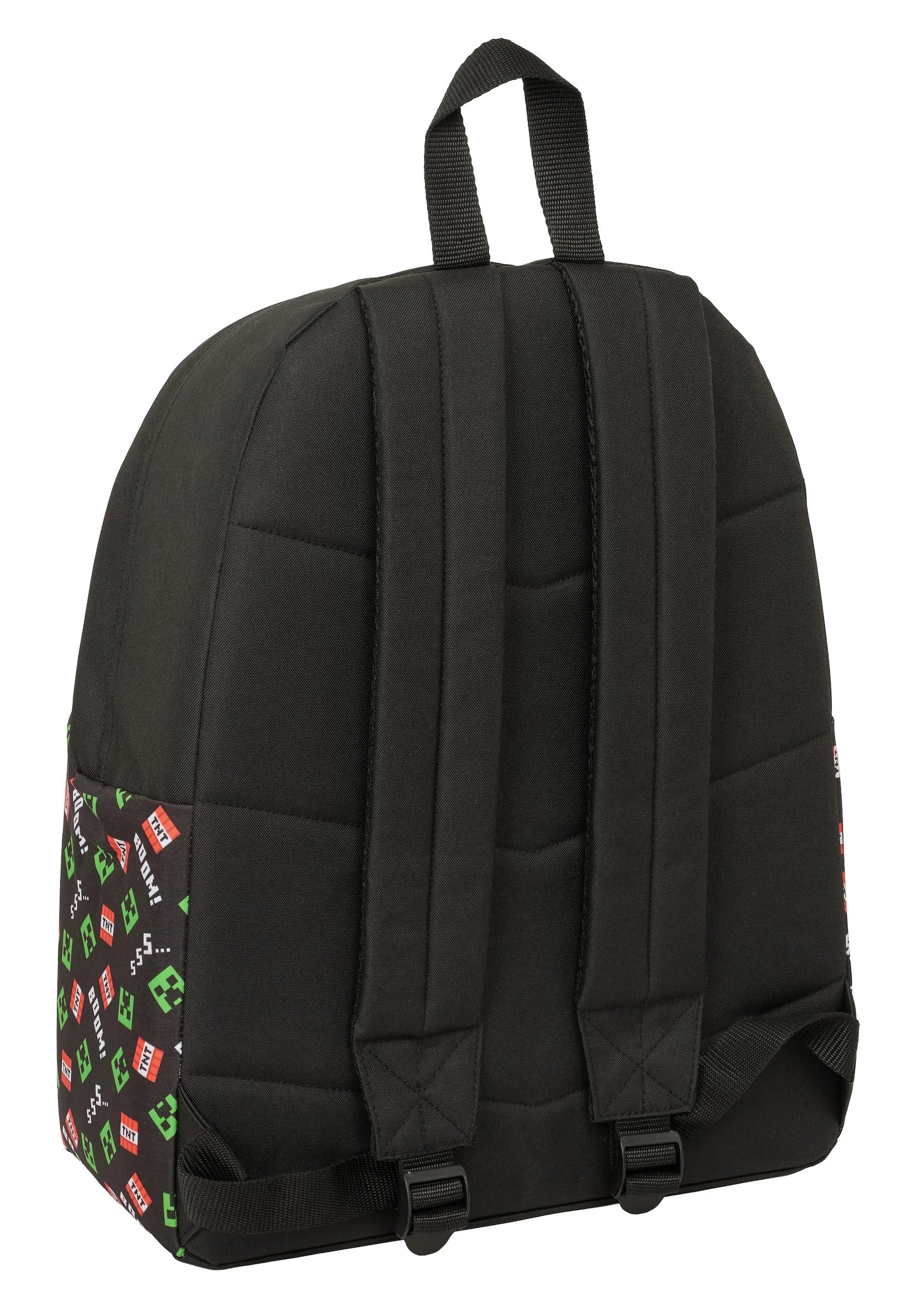 🎒⛏️ Sac à Dos Minecraft – Creeper & TNT – 42 x 33 x 15 cm 💥🟩