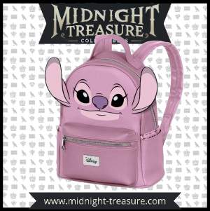 "Sac à Dos Disney Stitch Angel – Un design adorable et pratique avec le visage d'Angel, la compagne de Stitch, sur un fond rose pastel. Parfait pour ajouter une touche de magie Disney à votre quotidien !"

