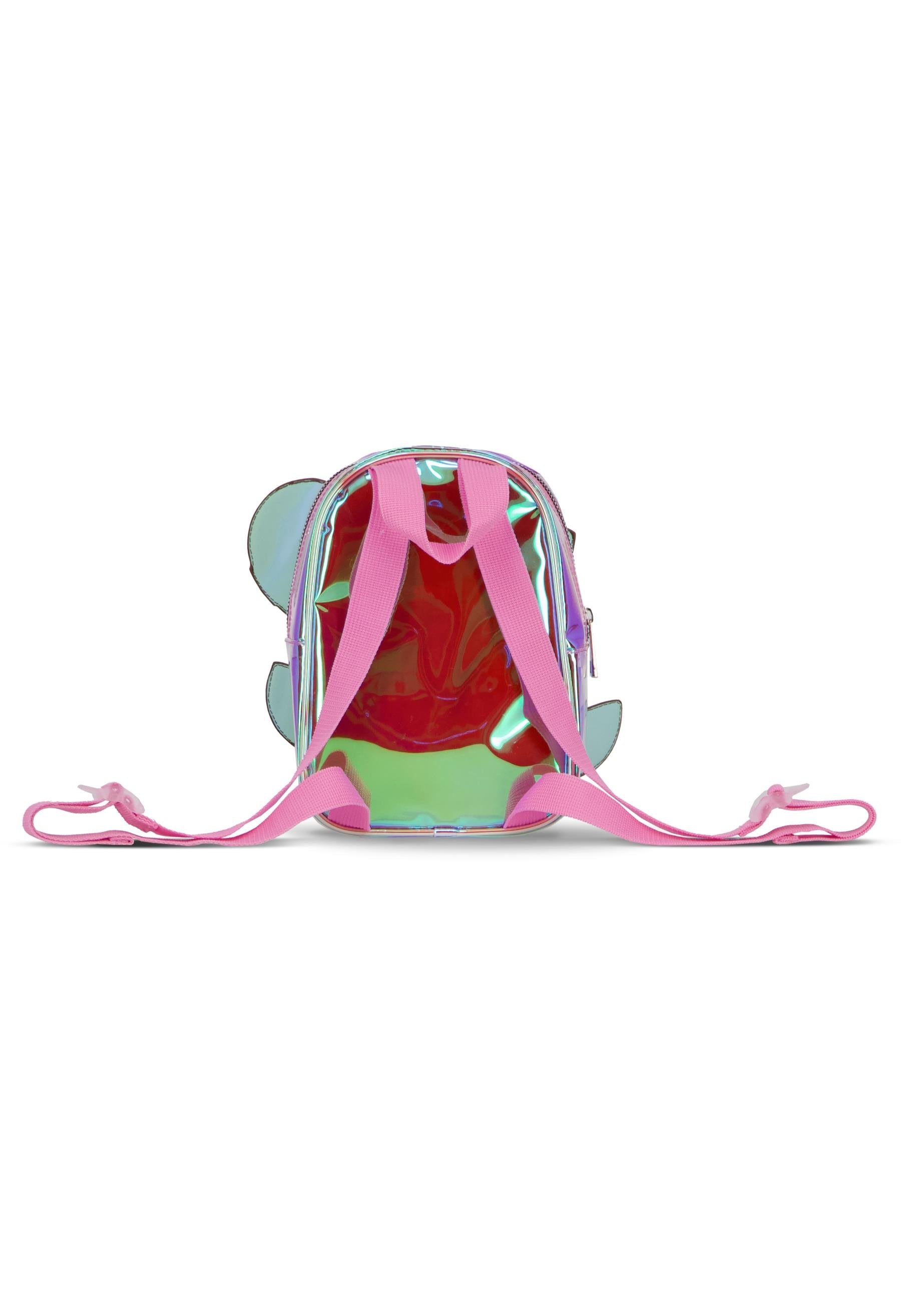 Mini sac à dos Hatsune Miku – Shiny – 23 cm. Sac holographique compact en PVC brillant avec patch 3D de Hatsune et micro. Un accessoire coloré et incontournable pour les fans de Vocaloid.