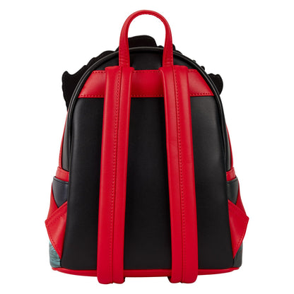 🎈💀 Mini Sac à Dos Loungefly – Pennywise / Grippe-Sou Cosplay Light-Up – IT / Ça 🎈💀 23 x 27 x 12 cm