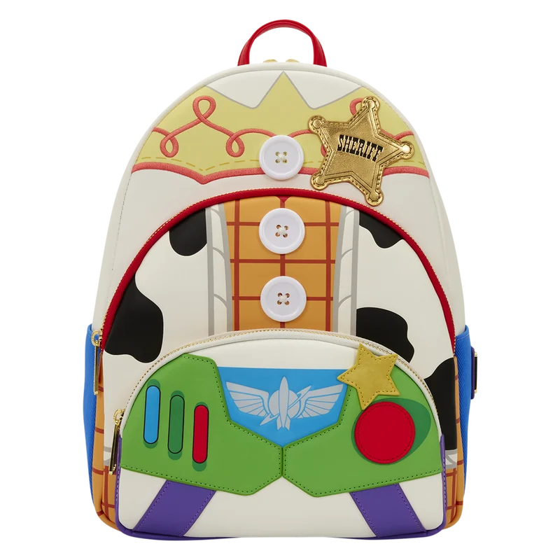 🤠⭐ Sac à Dos Loungefly – Toy Story 5 – Woody, Jessie & Buzz l'Éclair ⭐🚀