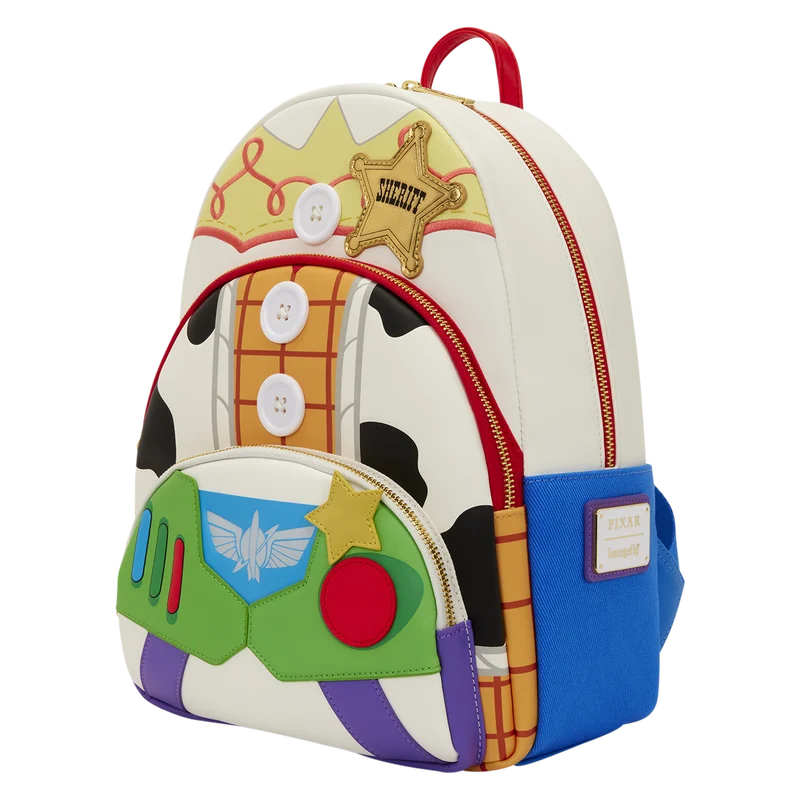 🤠⭐ Sac à Dos Loungefly – Toy Story 5 – Woody, Jessie & Buzz l'Éclair ⭐🚀