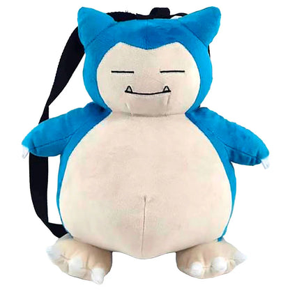 Sac à dos peluche Pokémon – Ronflex – 35 cm. Peluche douce représentant Ronflex avec bretelles réglables et fermeture zippée arrière. Accessoire mignon et pratique pour les fans de Pokémon.
