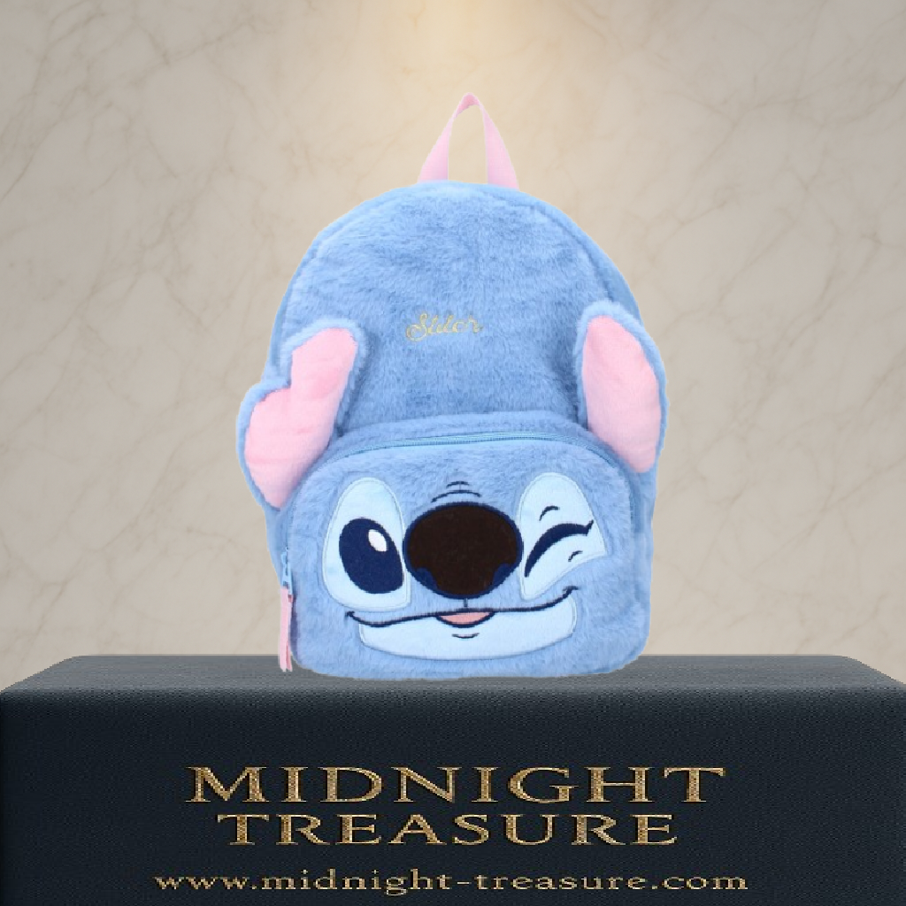 🩵✨ Sac à Dos Stitch – Fluffy Festival – Edition Fourrure ✨🩵