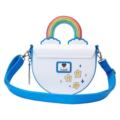🌈💙 Sac Bandoulière Loungefly – Care Bears (Bisounours) – Arc-en-ciel 💙🌈