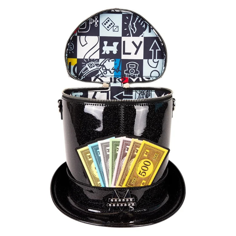 🎩💰 Sac Bandoulière Loungefly – Monopoly Top Hat (Haut-de-Forme) – Hasbro 💰🎩