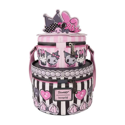 💖🖤 Sac Bandoulière Loungefly – My Melody & Kuromi – Sanrio 🖤💖