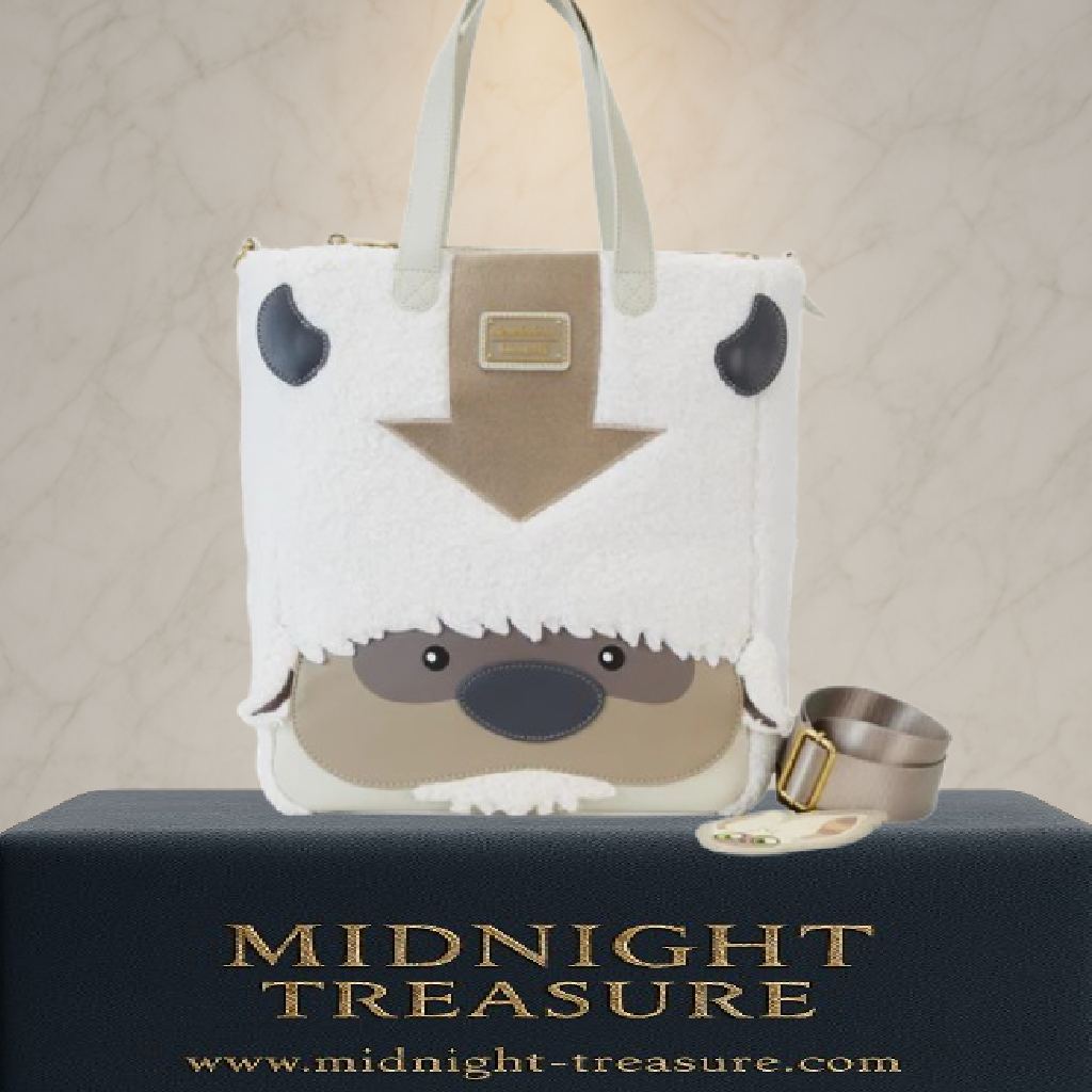 Sac cabas Loungefly – Avatar: Le Dernier Maître de l’Air – Appa Cosplay – 38 x 30 x 15 cm. Design peluche Appa avec broderies, cornes 3D et doublure exclusive. Un sac doux et spacieux pour les fans de la série.

