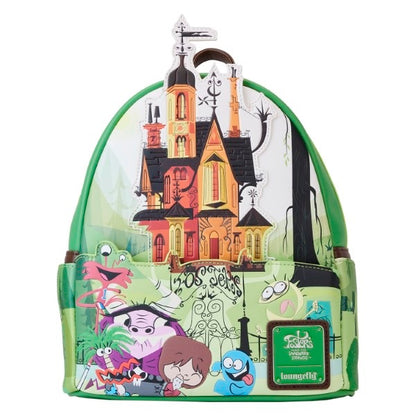 Sac à dos Loungefly Foster’s Home for Imaginary Friends – 23 x 27 x 11 cm. Design cartoon avec découpe de la maison et personnages emblématiques. Un sac coloré et original pour les fans de la série.

