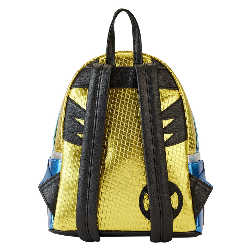 Sac Loungefly X-Men ’97 – Wolverine – 23 x 27 x 11 cm. Design inspiré du costume jaune et bleu avec détails métalliques. Parfait pour les fans de Marvel et de la série animée culte.

