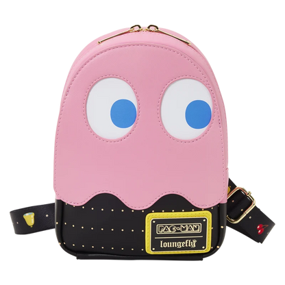 👻🩷 Sac Sling Bandoulière Loungefly – PAC-MAN – Pinky Ghost  15 x 22 x 5 cm🩷👻