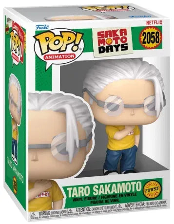 🛒🔫 Funko Pop! Animation N°2058 – Taro Sakamoto (Version CHASE) – Sakamoto Days 🔫🛒
