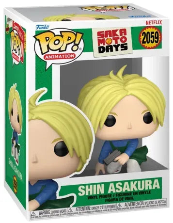 🔫🧠 Funko Pop! Animation N°2059 – Shin Asakura – Sakamoto Days 🧠🔫