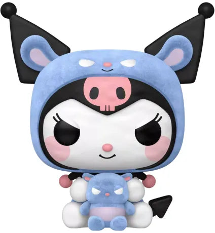 😈💤 Funko Pop! Sanrio N°111 – Kuromi as Baku (Kuromi en Baku) – Flocked 💤😈