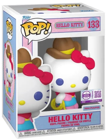 🤠🎀 Funko Pop! Sanrio N°133 – Hello Kitty Cowboy [Elite – 7500 exemplaires] 🎀🤠