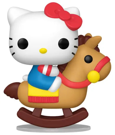 🎠🐱 Funko Pop! Hello Kitty N°134 – Hello Kitty on Rocking Horse (Hello Kitty sur cheval à bascule) – Sanrio 🐱🎠 PRODUIT RESCAPÉ
